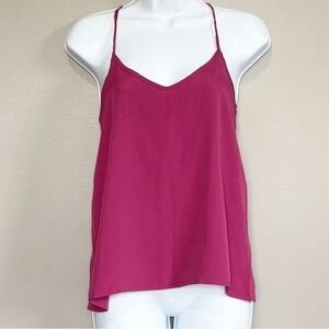 Hollister Loose Fit Sleeveless Tank Top Plum Womens Size XS